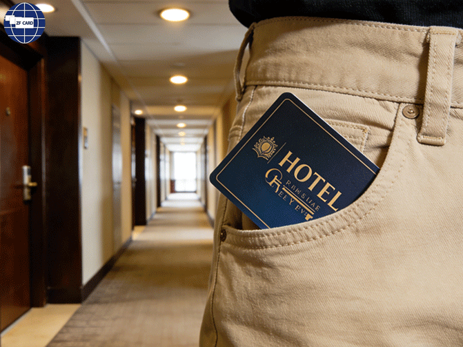 Поликарбонат (PC) ID карты выделяются в гостиничных приложений