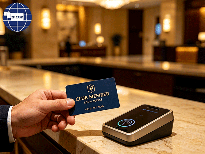 Ключ-карта Luxury Club Hotel: CR80 PVC Radio Frequency Printable Hotel Access Control Card от производителя исходного кода